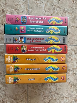 Lote 7 Películas Teletubbies VHS