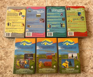 Lote 7 Películas Teletubbies VHS