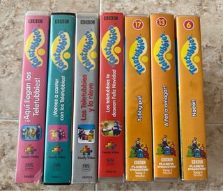Lote 7 Películas Teletubbies VHS
