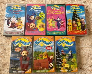 Lote 7 Películas Teletubbies VHS