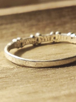 Anillos de plata con detalles