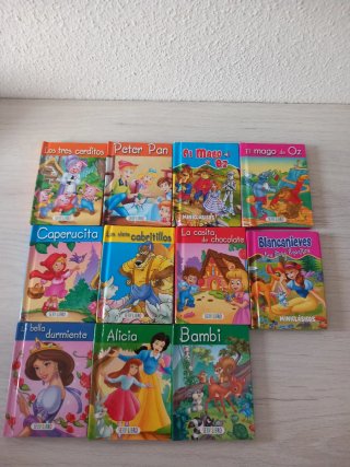 Lote 11 Minilibros Clásicos Infantiles