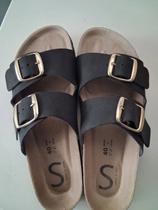 Sandalias Senses & Shoes Talla 40 Negras