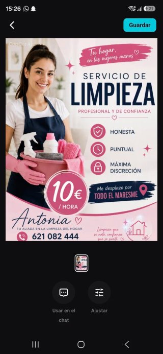 Limpieza de casa y oficinas