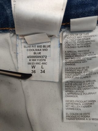 Vaqueros Calvin Klein Azules