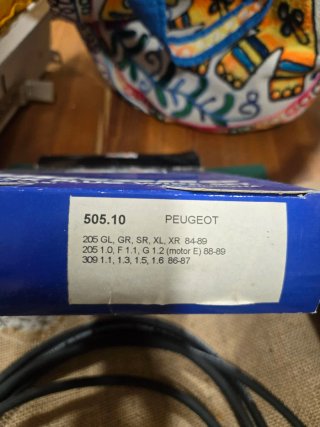 Juego Cables Bujía AD Peugeot 505.10