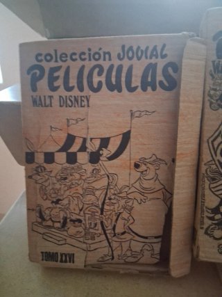 3 tomos Colección Jovial Películas Walt Disney