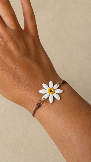 Pulseras Margarita Arcilla Polimérica