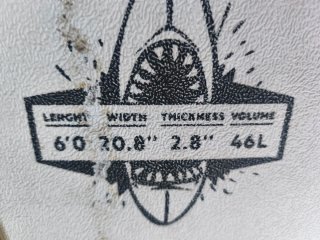 Tabla de surf OLAIAN blanca en Mazarrón
