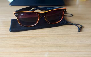 Gafas de Sol.Naranja y Negro