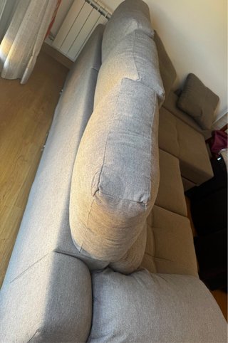 Sofá modular reclinable con arcón