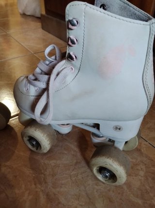 Patins Oxelo 4 Rodes Blancs