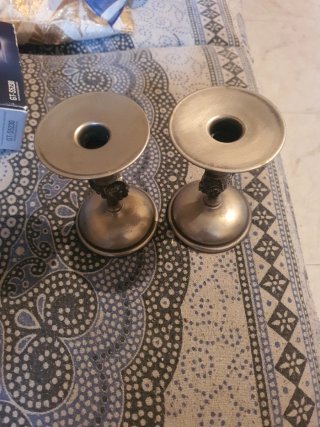 Oferta Candelabros de plata antiguos