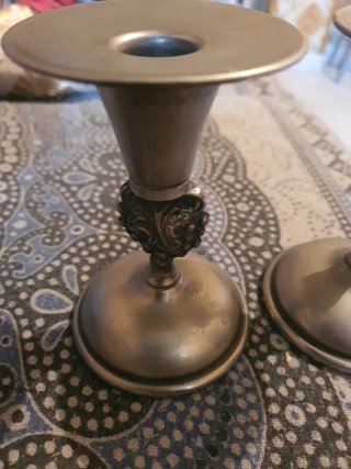 Oferta Candelabros de plata antiguos