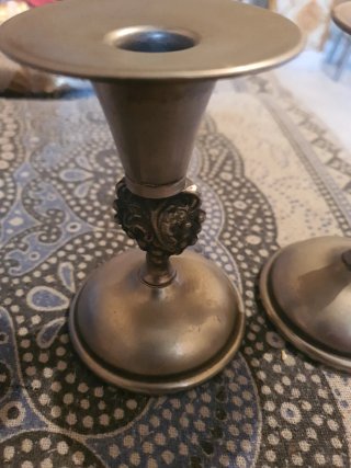 Oferta Candelabros de plata antiguos