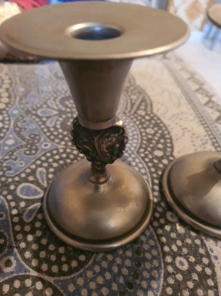 Oferta Candelabros de plata antiguos