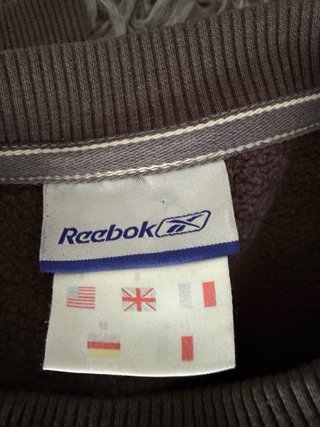 Sudadera Reebok Gris Talla S Vintage Y2K
