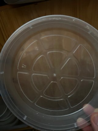 Platos de plástico apilables(lotes de 6)