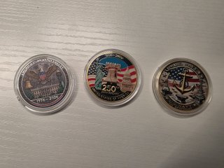 Monedas Conmemorativas América y Marina USA