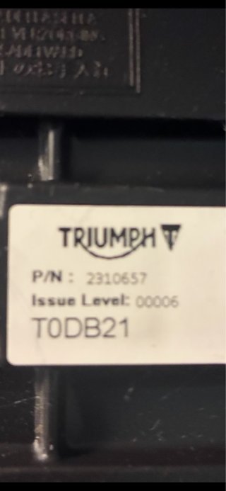 Asiento Moto Triumph Bonneville T100 Negro