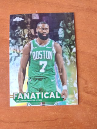 Jaylen Brown Fanatical Case Hit SSP Topps Chrome