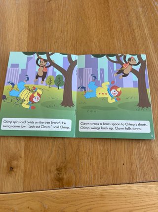 Libro “Clown and Chimp”