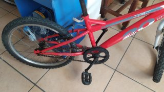Bicicleta infantil 20 roja