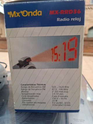 Radio Reloj Despertador Mx Onda MX-RRD36