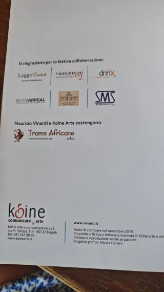 Catalogo mostra Maurizio vinanti