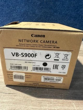 Cámara mini IP tipo caja Canon VBS900F Full HD