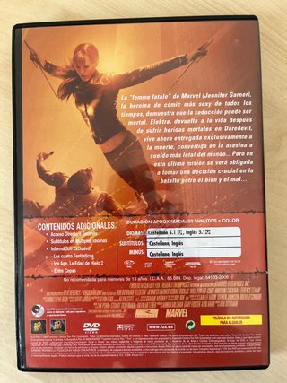 DVD Elektra Pelicula Jennifer Garner