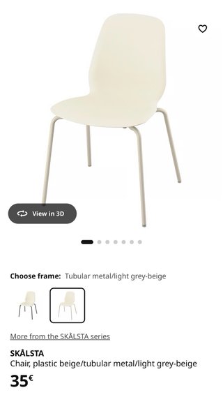 2 Sillas SKÅLSTA IKEA y Mesa Plegable Decathlon