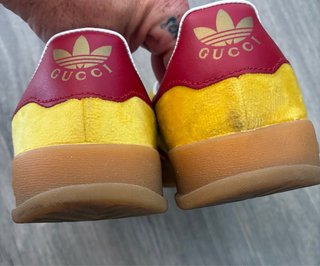 Adidas Gazelle x Gucci Amarillo/Rojo