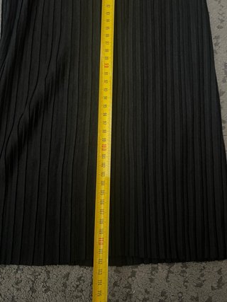 Conjunto top y pantalón negro plisado