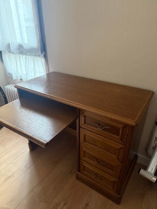 Dormitorio completo de madera - gran capacidad