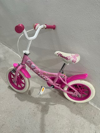 Bicicleta infantil Flowers 12 pulgadas + ruedines