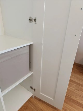 ARMARIO BRIMNES 2 puertas Blanco 78x50x190 cm