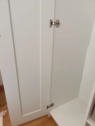 ARMARIO BRIMNES 2 puertas Blanco 78x50x190 cm