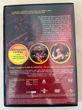 DVD Flash Gordon Pelicula Sam J Jones Queen