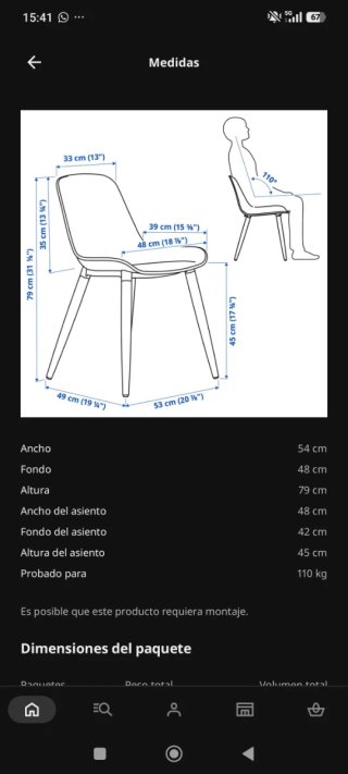 Sillas interior/exterior Ikea