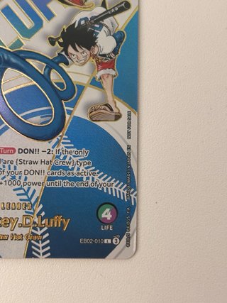 One Piece TCG Monkey D. Luffy EB02-010 Parallel