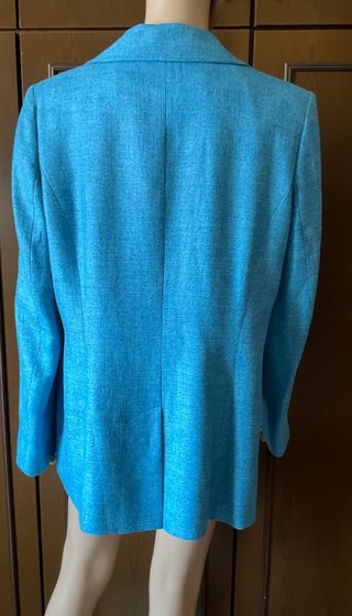 Blazer Marina Rinaldi turchese IT 48