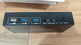 Ezcoo KVM Switch 4K@120Hz Dual Monitor
