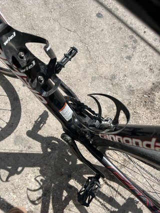 Bicicleta Cannondale Super Six Negra