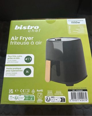 Friggitrice ad aria Bistro Chef 3L 1000W