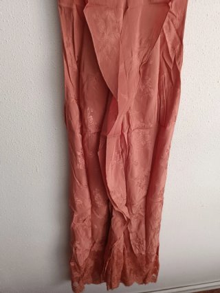 Vestido largo Zara jacquard encaje talla XS