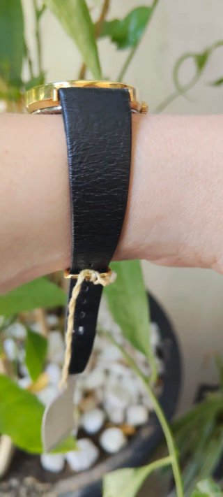 Reloj Forsam Vintage Mujer Negro/Dorado