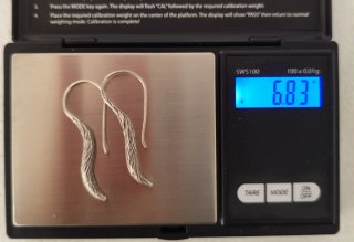 Pendientes étnicos de plata