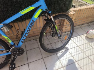 Bicicleta Rockrider 520 Btwin Azul
