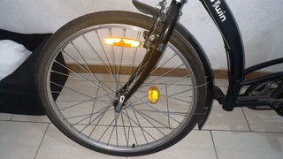 Bicicleta de paseo BTWIN negra